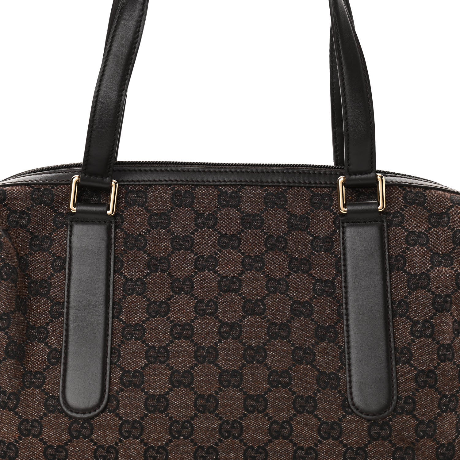 Gucci Monogram Boston Brown 8 of 10