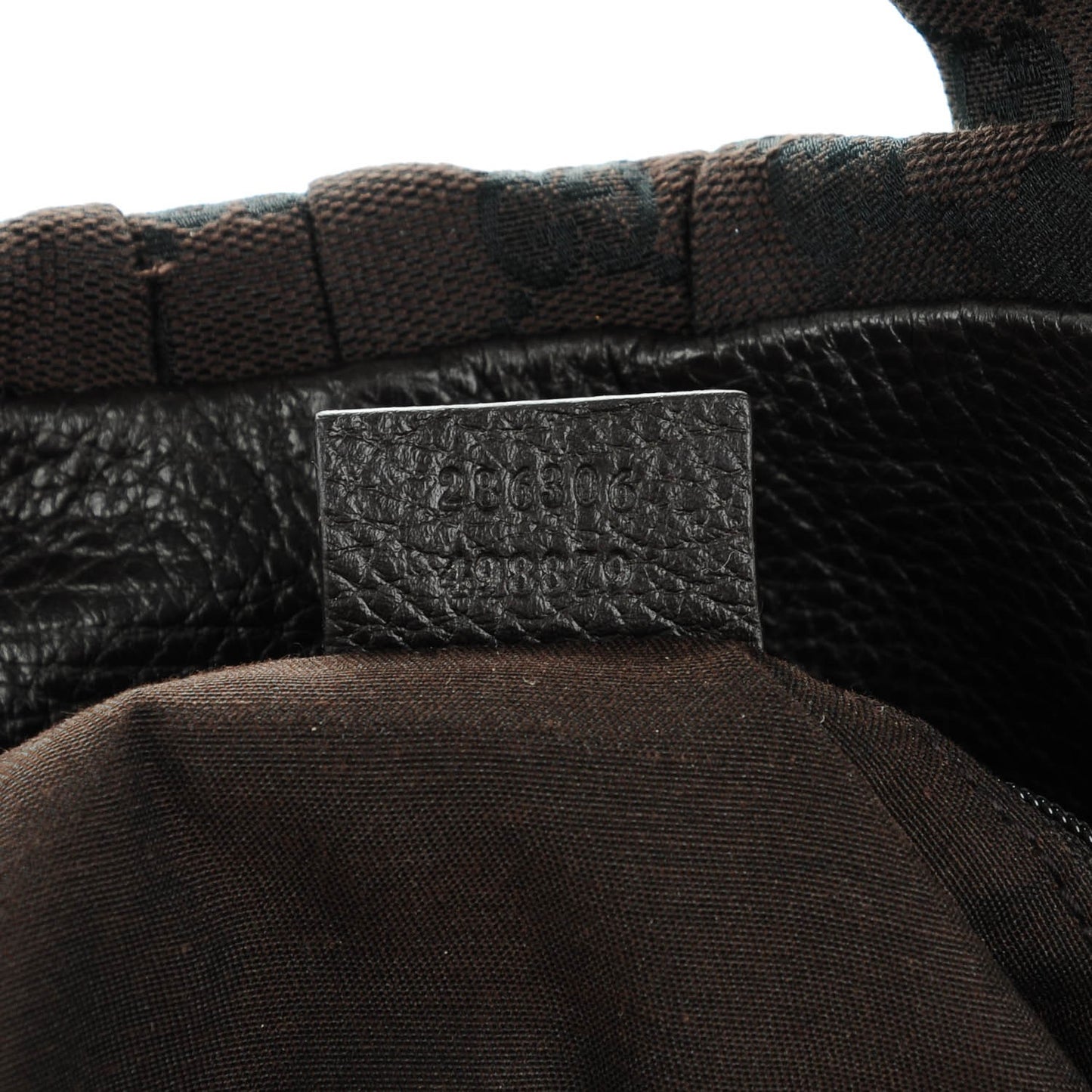 Monogram Hysteria Medium Top Handle Bag Brown