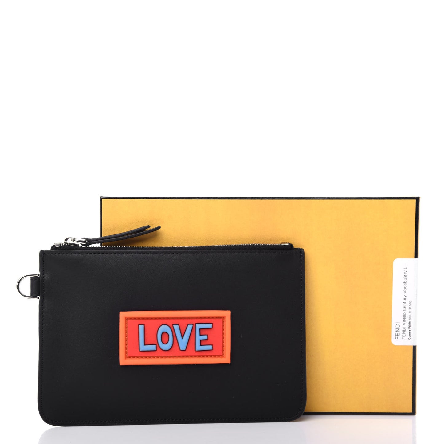 Vitello Century Vocabulary Love Pouch Black Multicolor