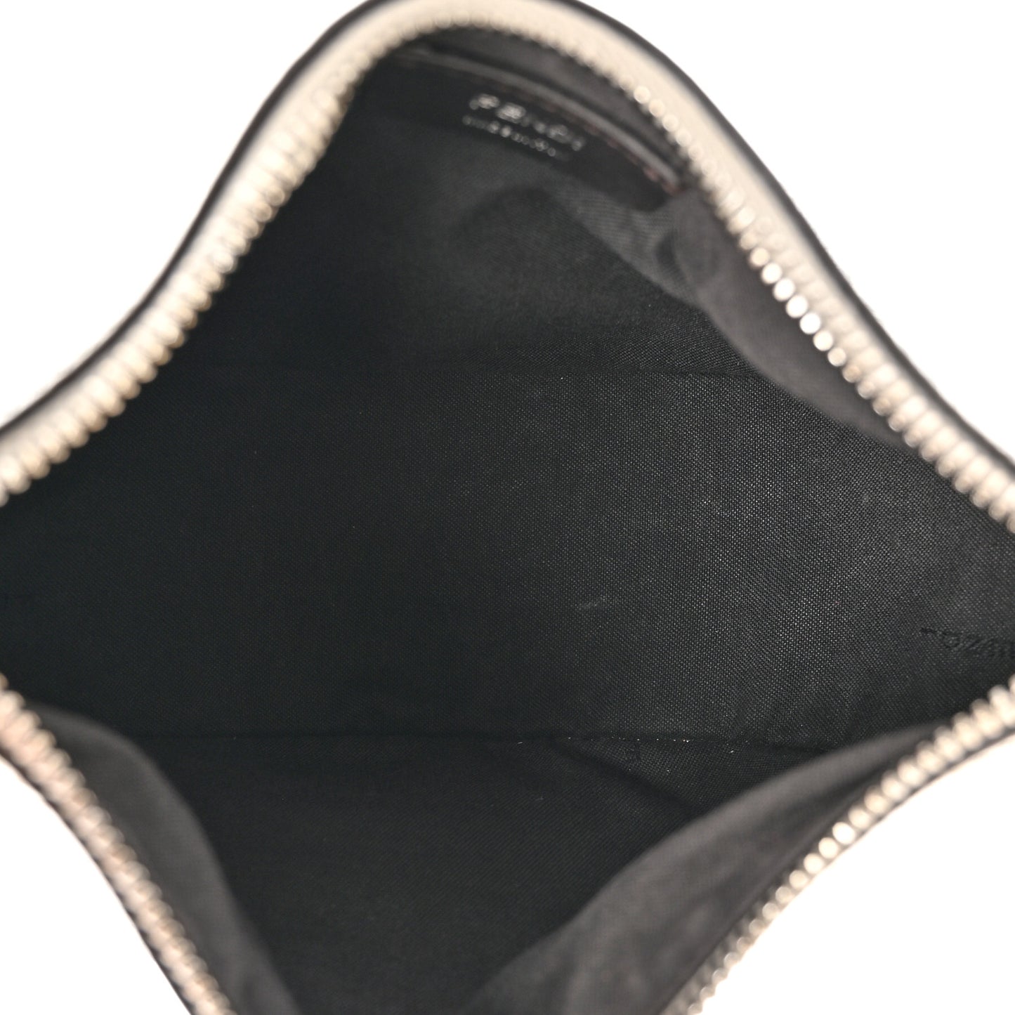 Rock Millenium Mini Fendigraphy Hobo Bag Argento
