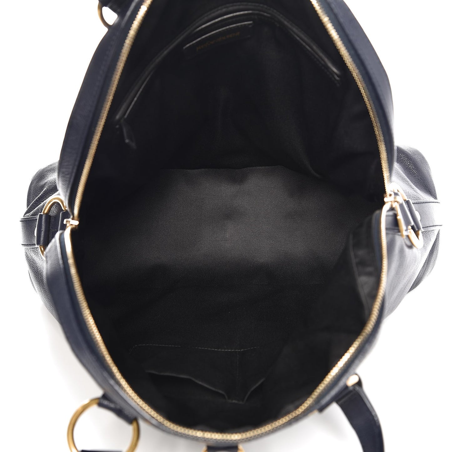 Calfskin Oversized Muse Navy Blue