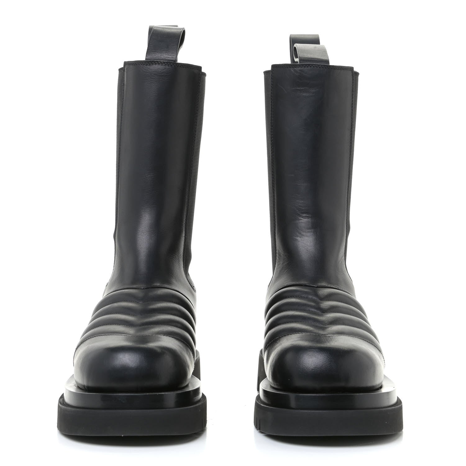 Bottega Veneta Calfskin Chelsea Boots 39 Black 5 of 11