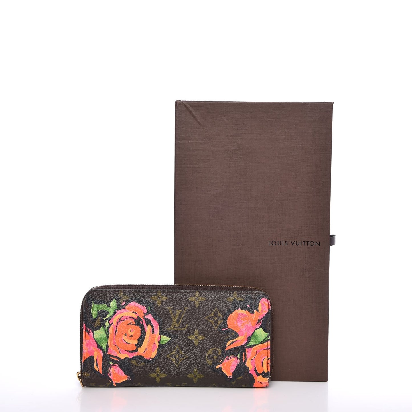 Monogram Roses Zippy Wallet