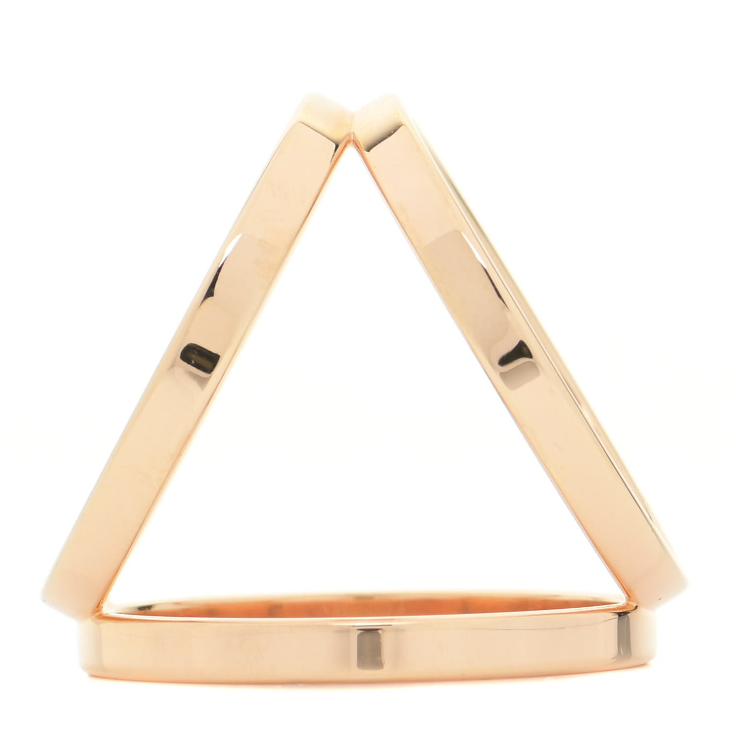 Permabrass Rose Gold Plated Trio Scarf Ring