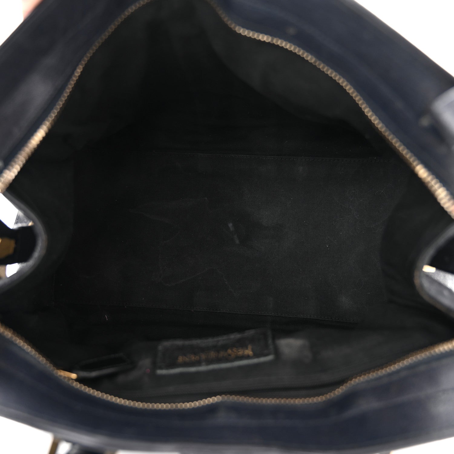 Saint Laurent Sheepskin Small Cabas ChYc Navy 4 of 15
