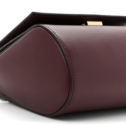 Givenchy Textured Calfskin Mini Pandora Box Chain Crossbody Bag Oxblood 9 of 11