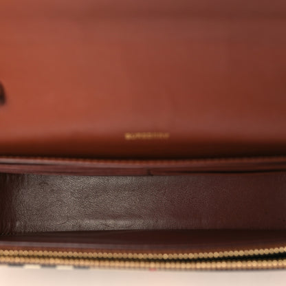 Burberry Grainy Calfskin Vintage Check Hampshire Crossbody Archive Beige Tan 4 of 7