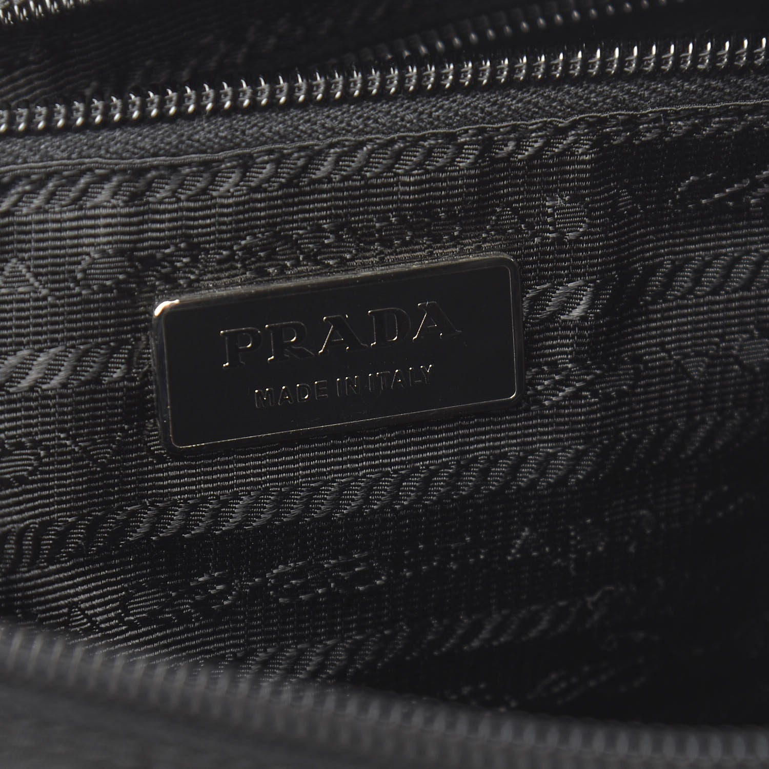 Prada Tessuto Nylon Messenger Bag Black 6 of 10