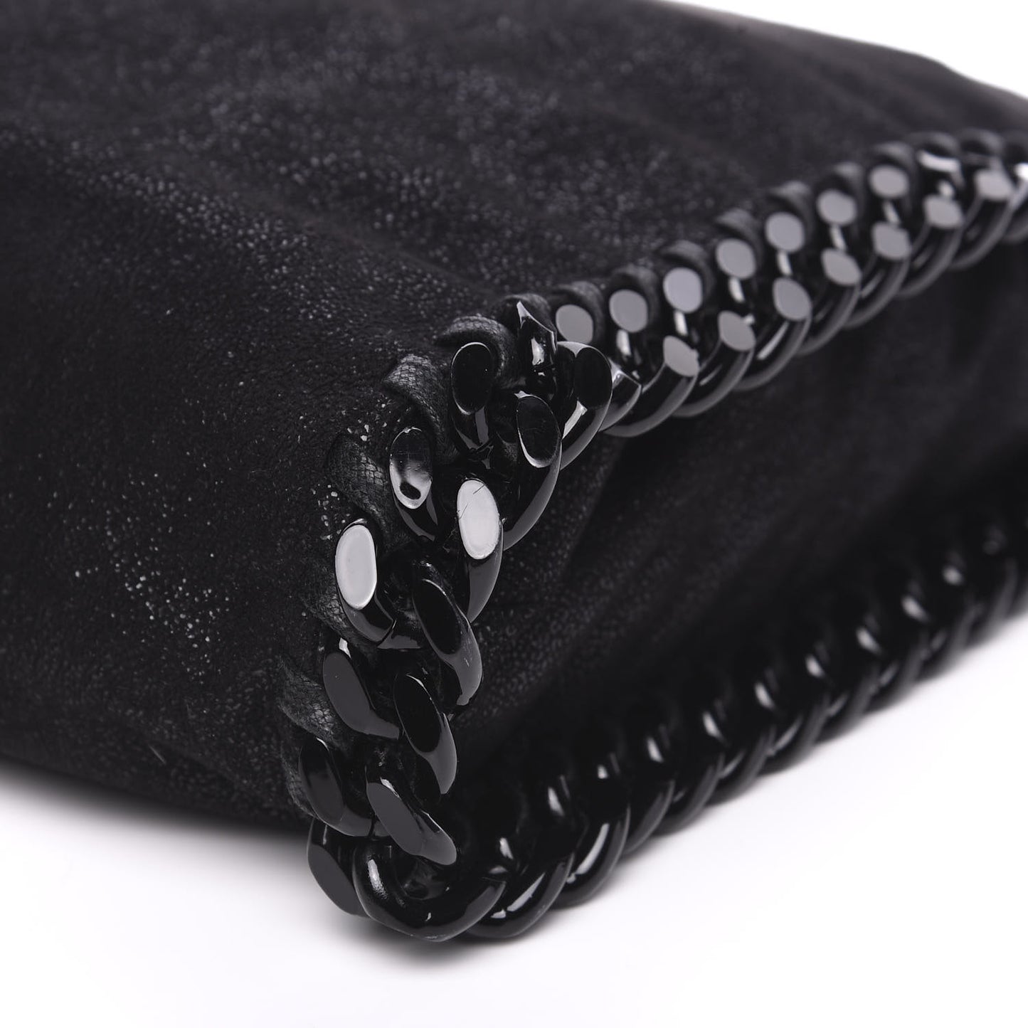 Shaggy Deer Small Falabella Tote Black