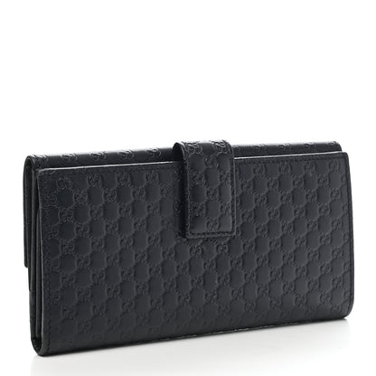 Gucci Microguccissima Continental Flap Wallet Navy 3 of 12