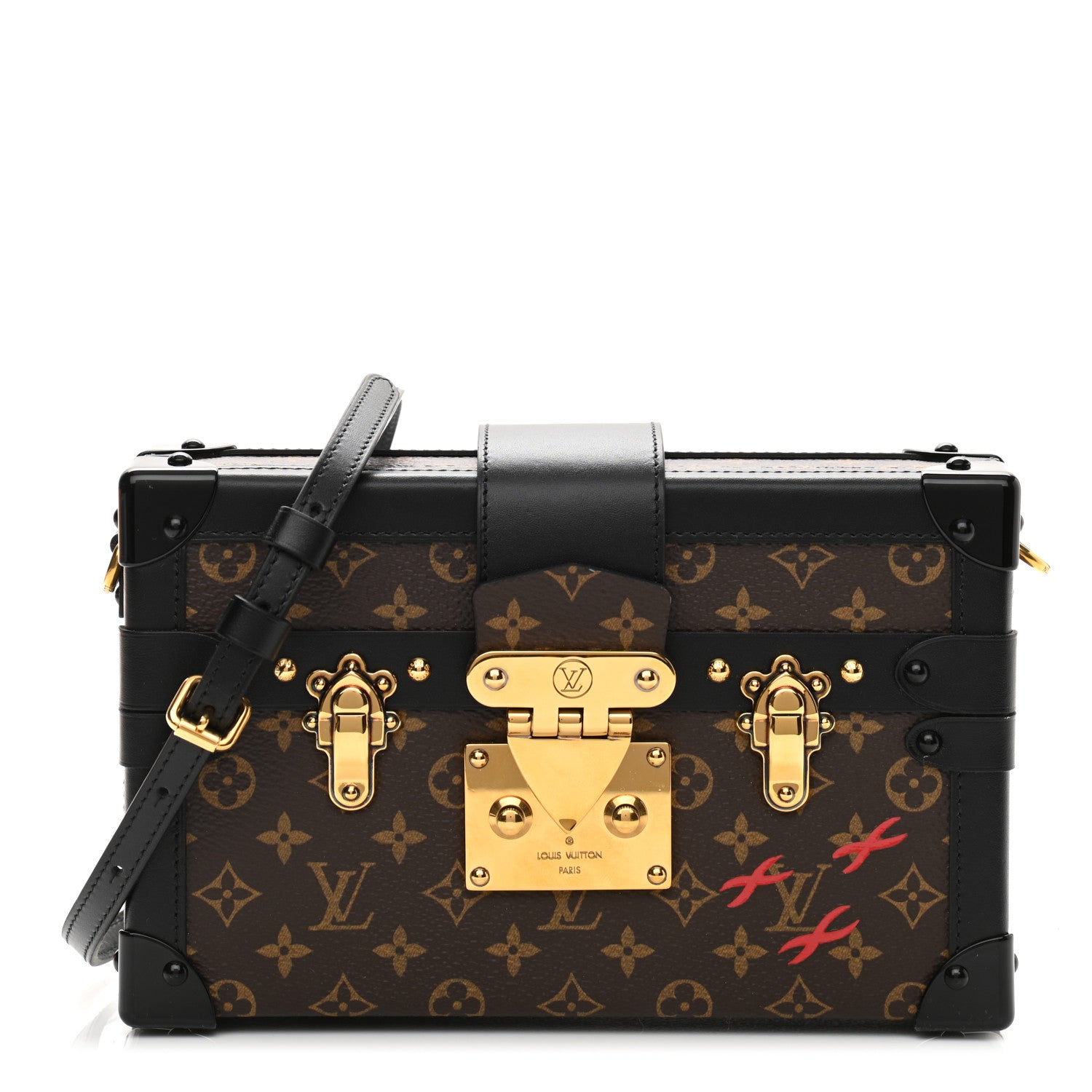Louis Vuitton Monogram Petite Malle Black 1 of 13