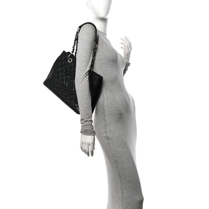 Chanel Caviar Quilted Grand Shopping Tote GST Black 2 of 13