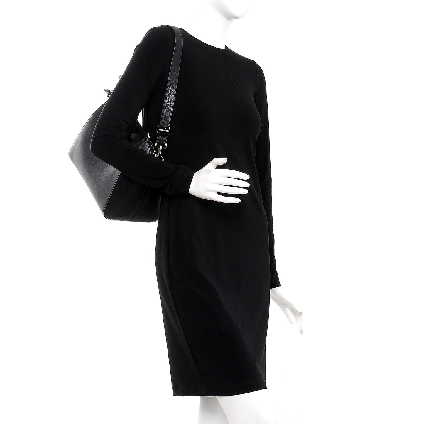 Sugar Goatskin Small Antigona Black