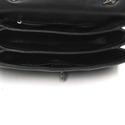 Chanel Calfskin Medium Trendy CC Dual Handle Flap Bag Black 5 of 13
