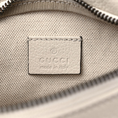 Gucci Grained Calfskin Small Logo Belt Bag White 6 of 9
