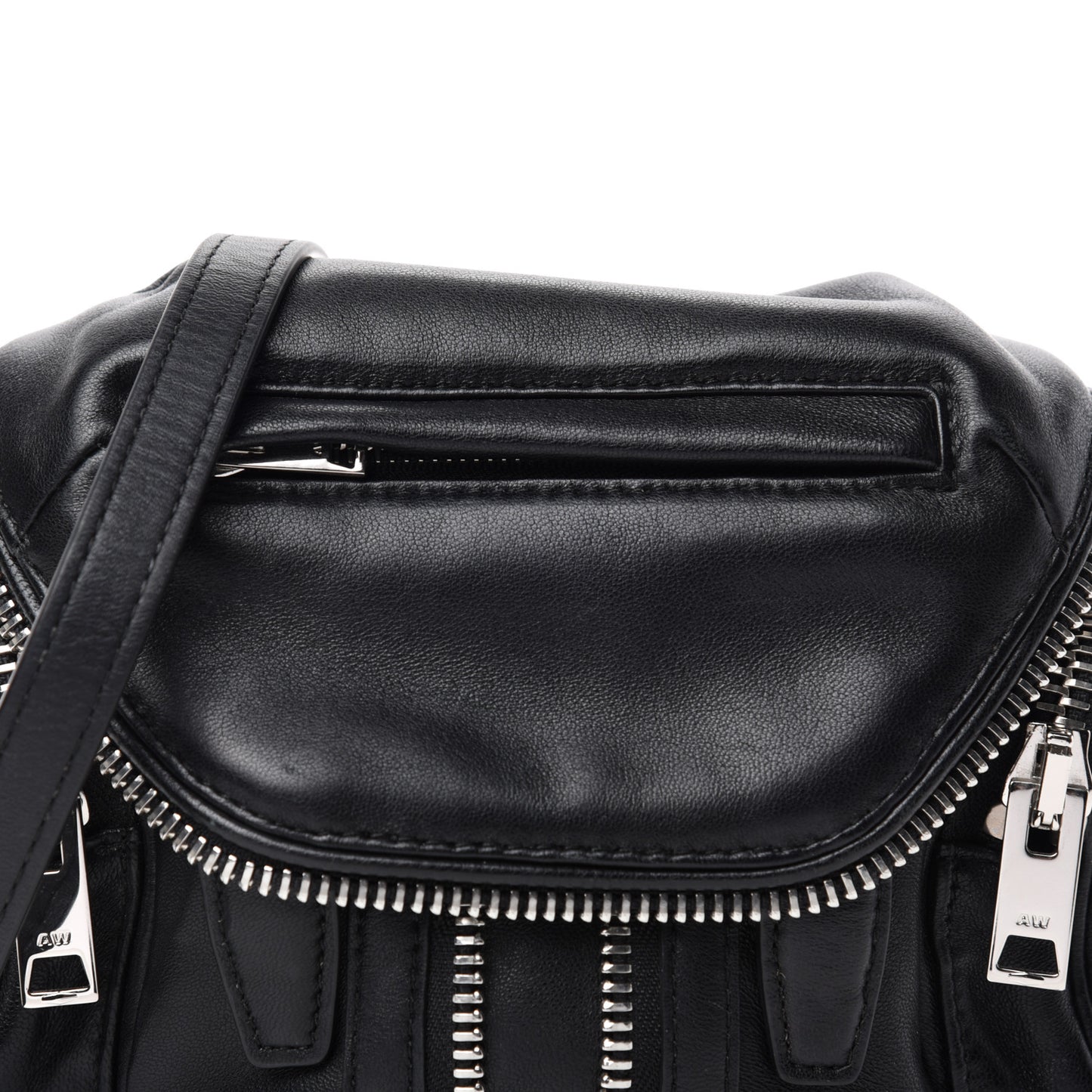 Lambskin Micro Marti Crossbody Black