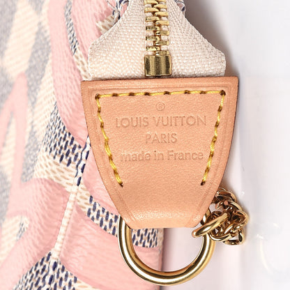 Louis Vuitton Damier Azur Tahitienne Mini Pochette Accessories 6 of 8