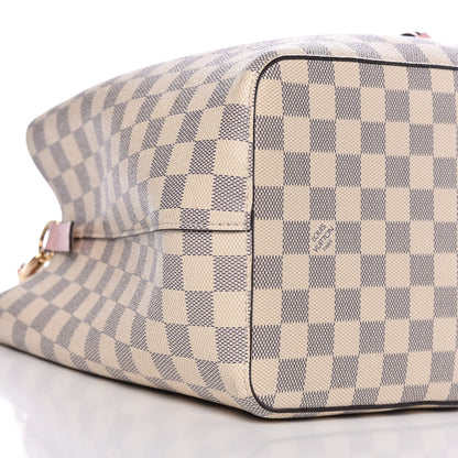 Louis Vuitton Damier Azur Neonoe MM Eau De Rose 9 of 10