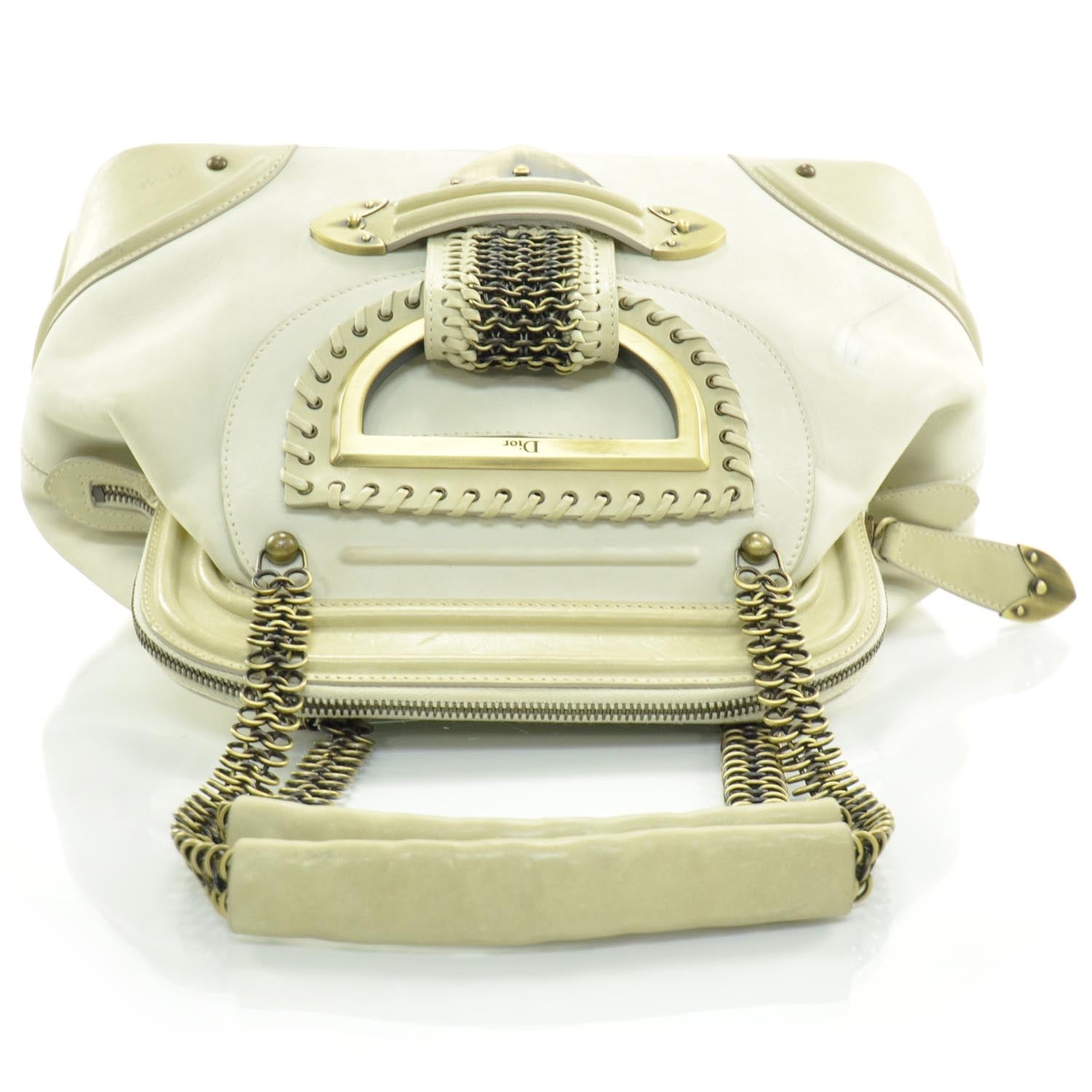 Christian Dior Nubuck Medium Jeanne Frame Bag 4 of 12