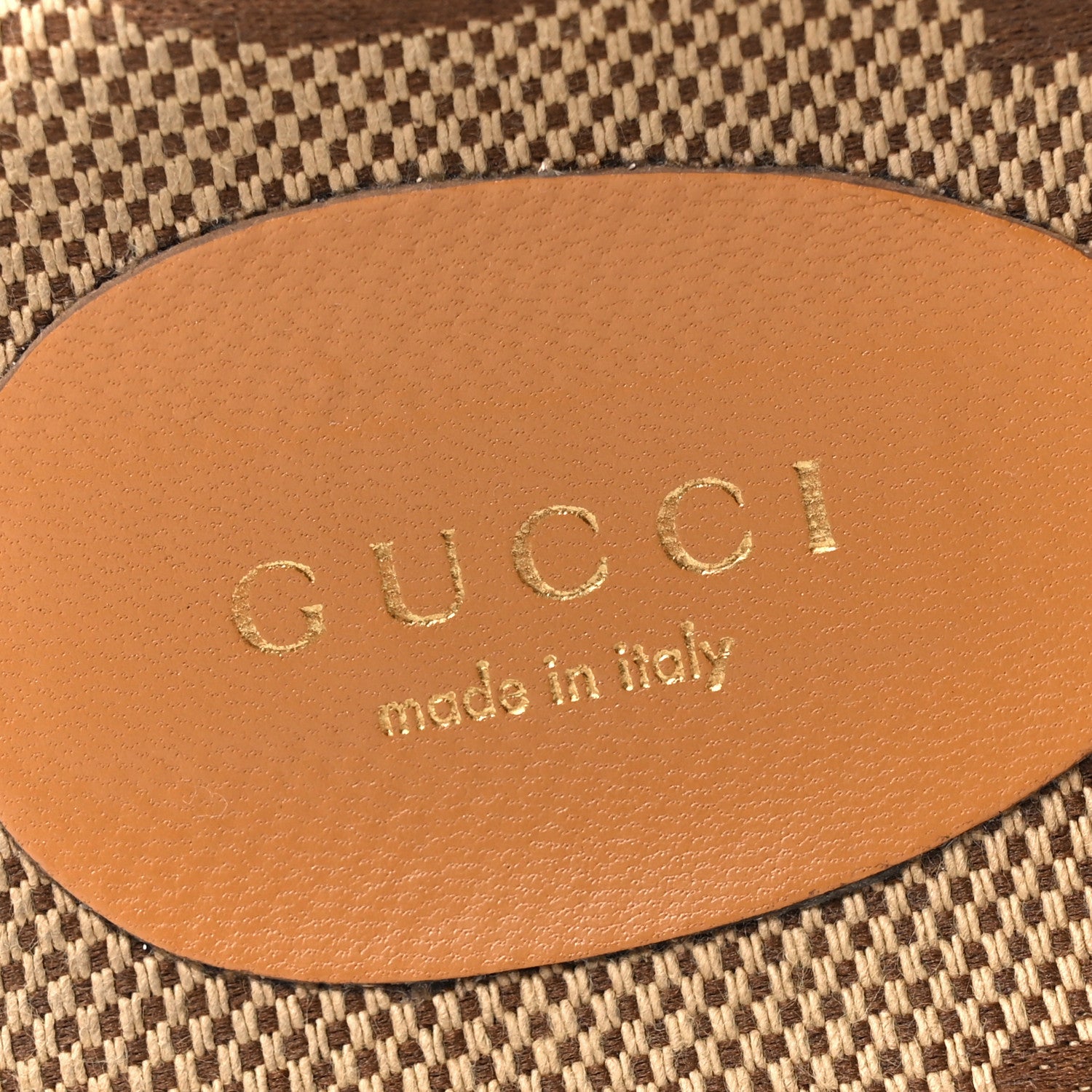 Gucci Monogram Maxi GG Angelina Platform 55mm Slide Sandals 38.5 Camel Ebony 8 of 11