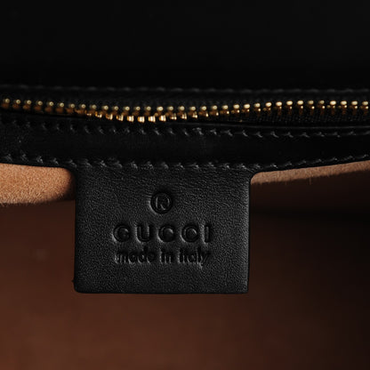 Gucci Guccissima Signature Medium Sylvie Top Handle Bag Black 6 of 7