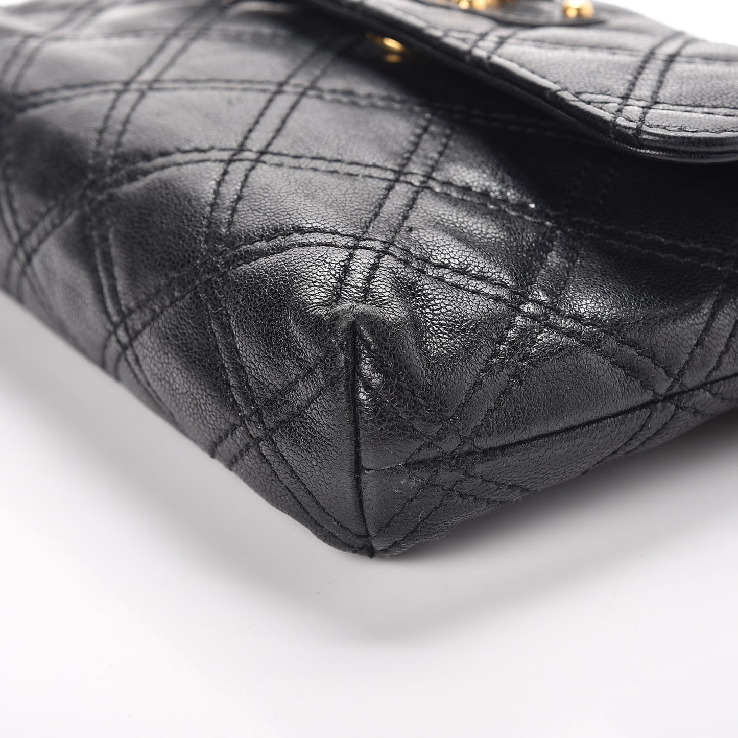 Lambskin Quilted Crossbody The Small Single Flap Black