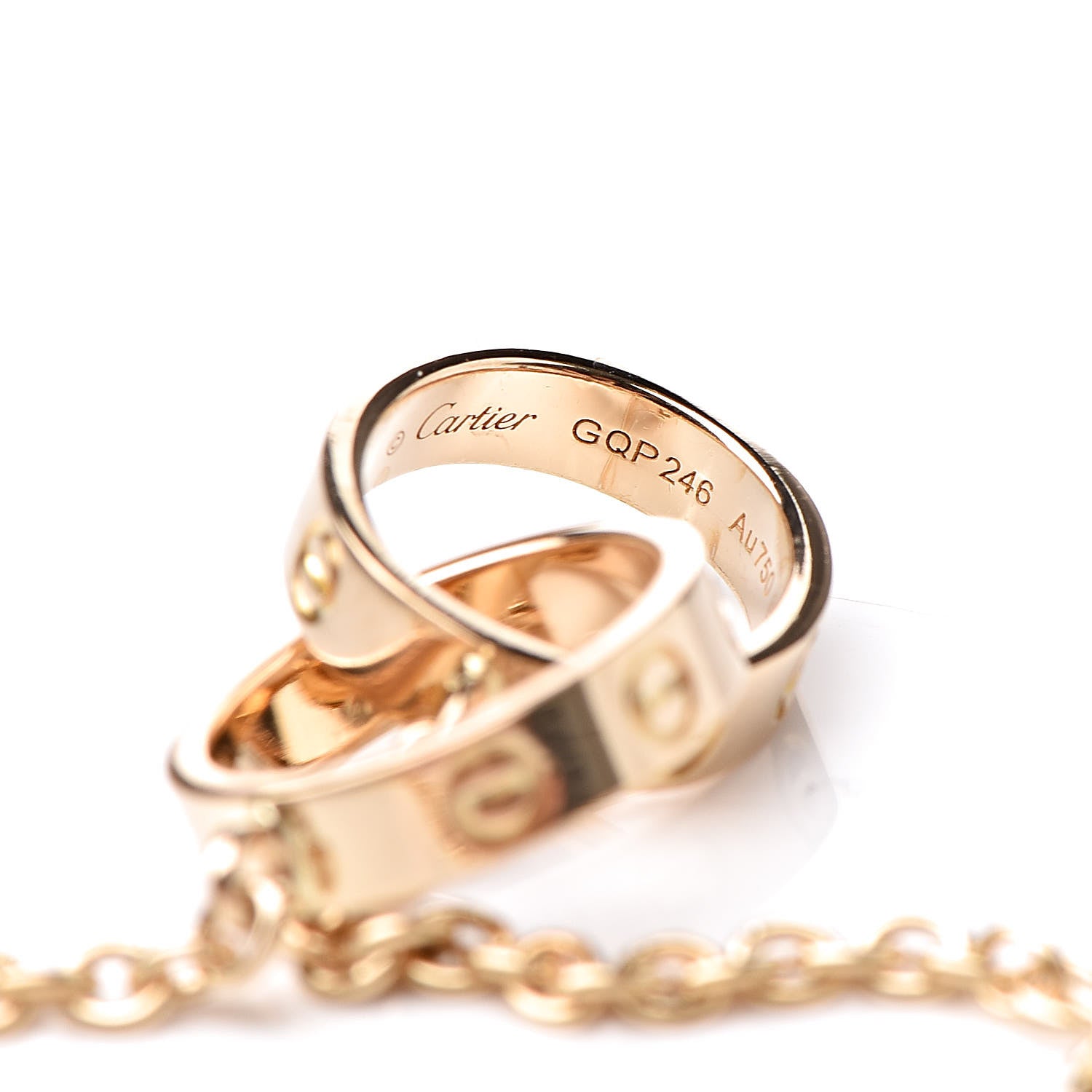 Cartier 18K Yellow Gold Interlocking LOVE Bracelet 4 of 8