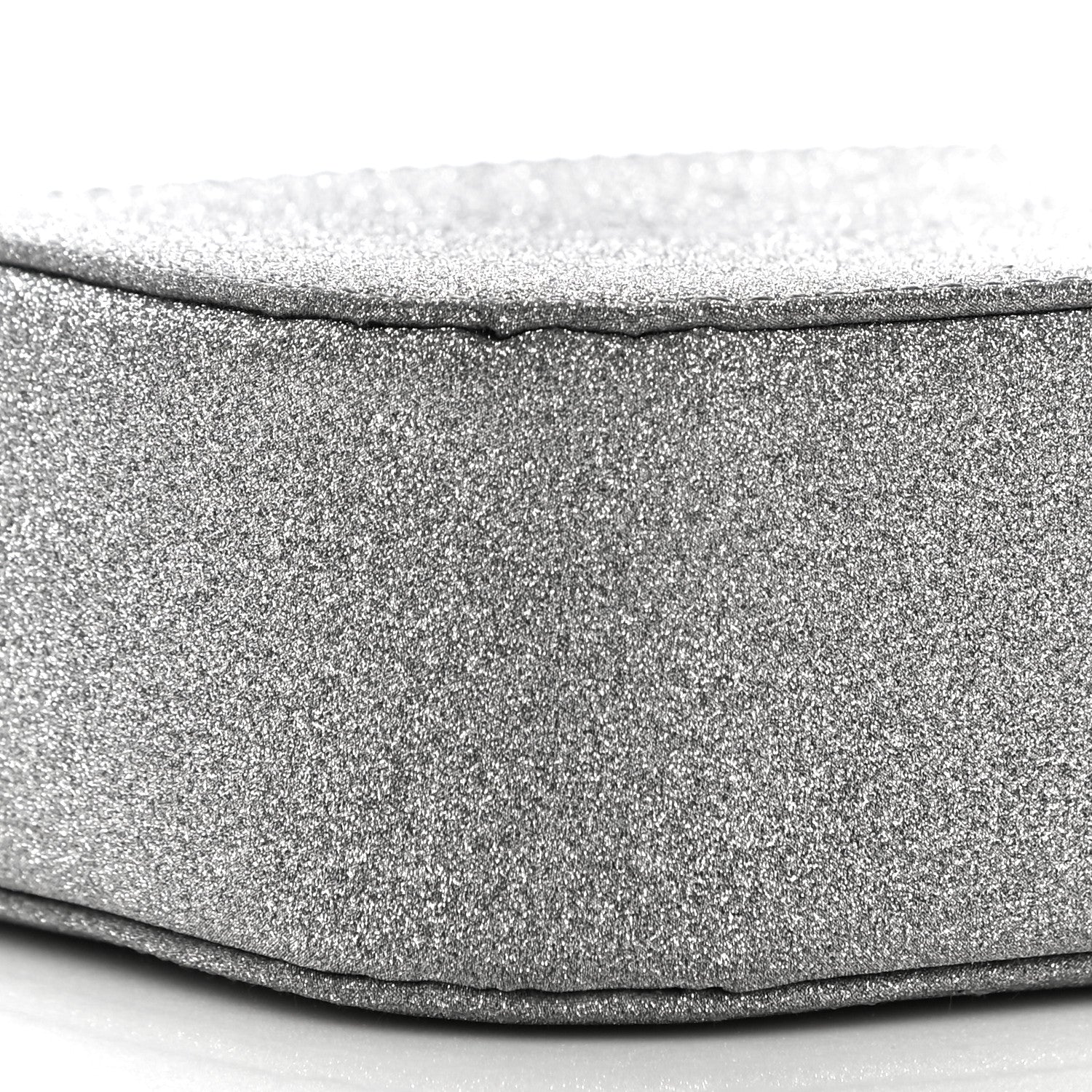 Balenciaga Glitter Calfskin Logo XS Everyday Camera Bag Silver 9 of 11