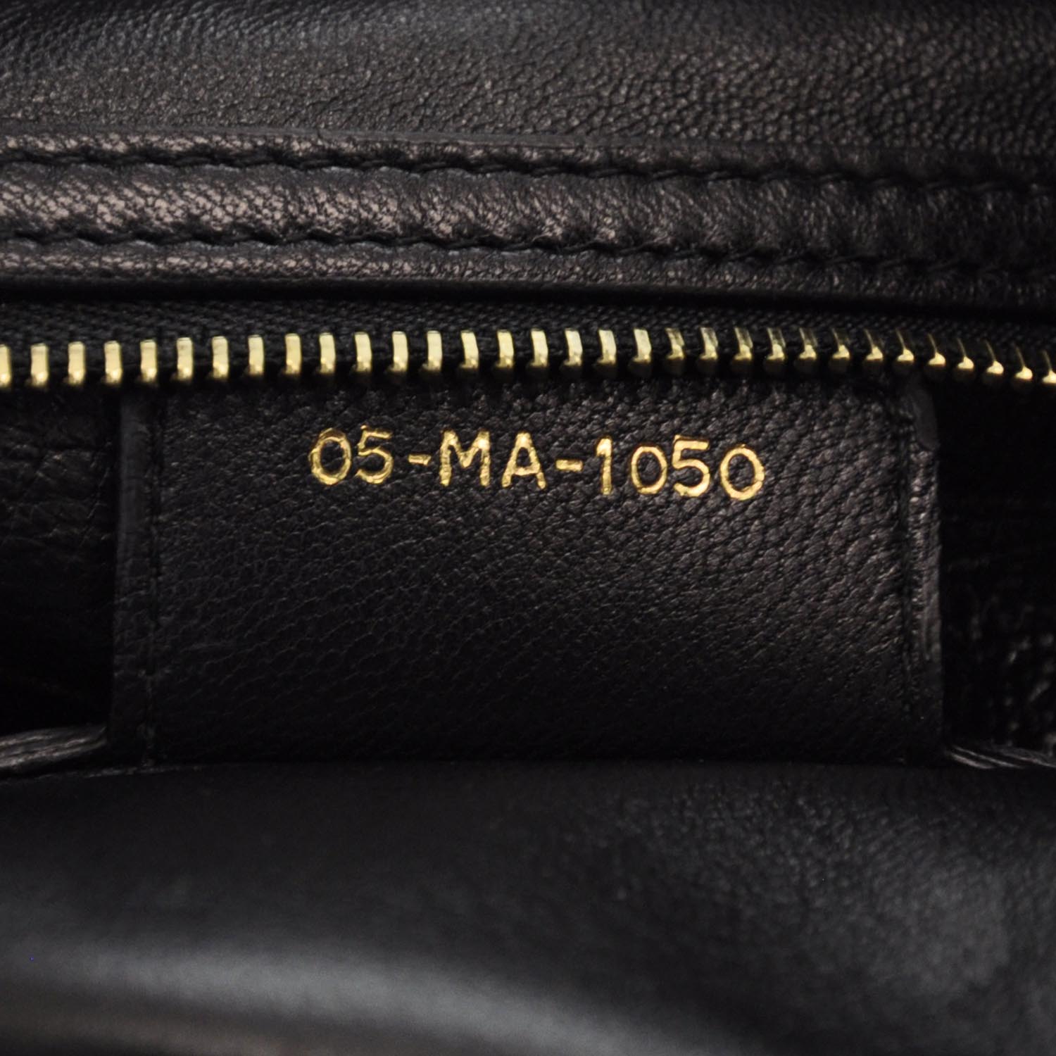 Christian Dior Lambskin Libertine Medium Hobo Black 7 of 7