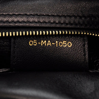 Christian Dior Lambskin Libertine Medium Hobo Black 7 of 7