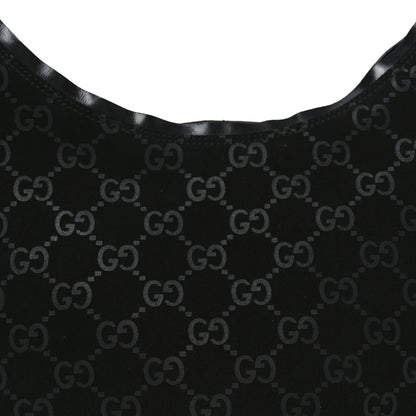 Gucci Suede Monogram Hobo Black 8 of 10