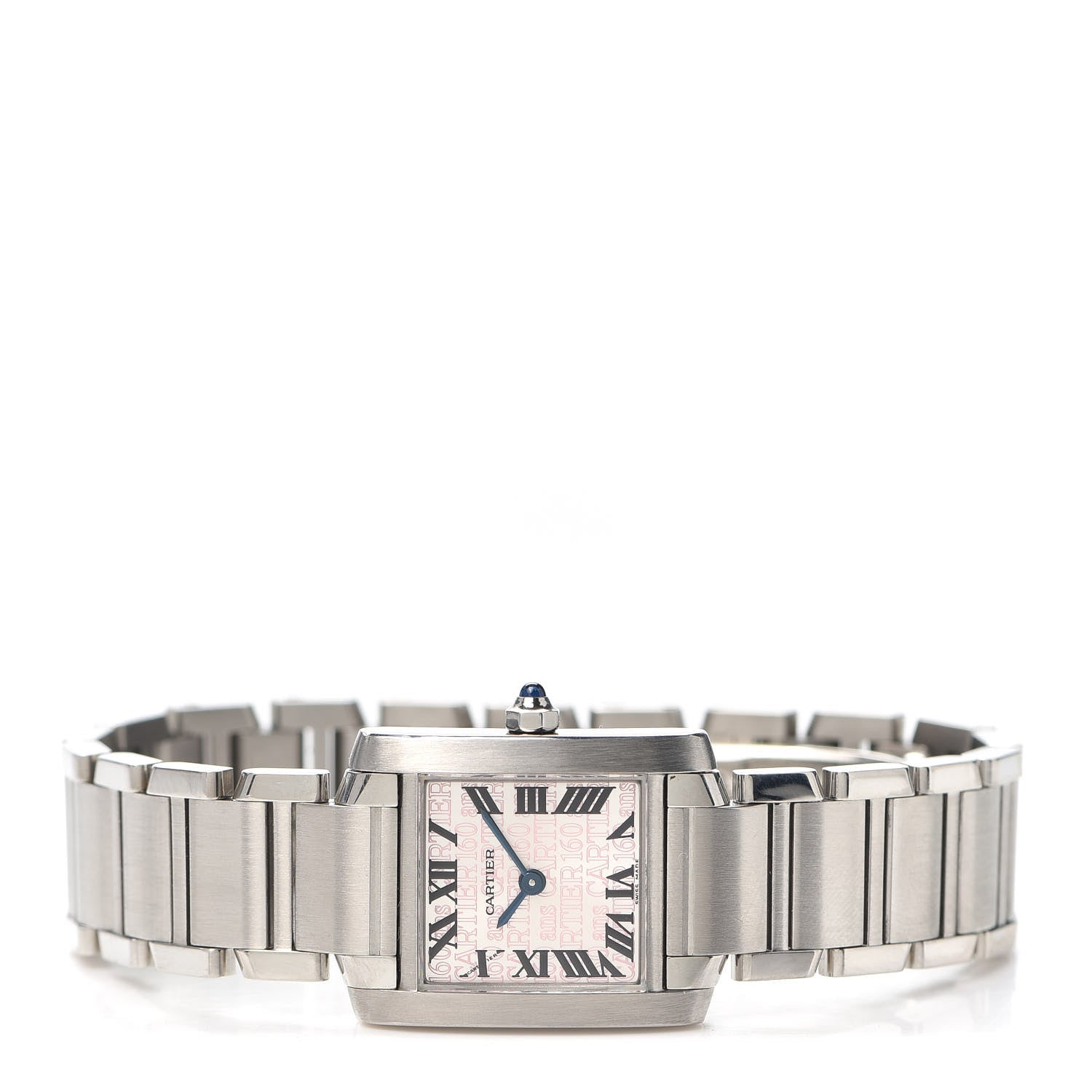 Cartier Stainless Steel 20mm Tank Francaise 160th Anniversary Quartz Watch 2 of 6