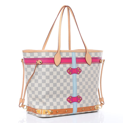 Louis Vuitton Damier Azur Summer Trunks Miami Neo Neverfull MM 4 of 12