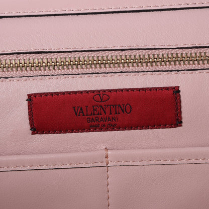 Valentino Garavani Vitello Medium Rockstud Tote Water Rose 5 of 7