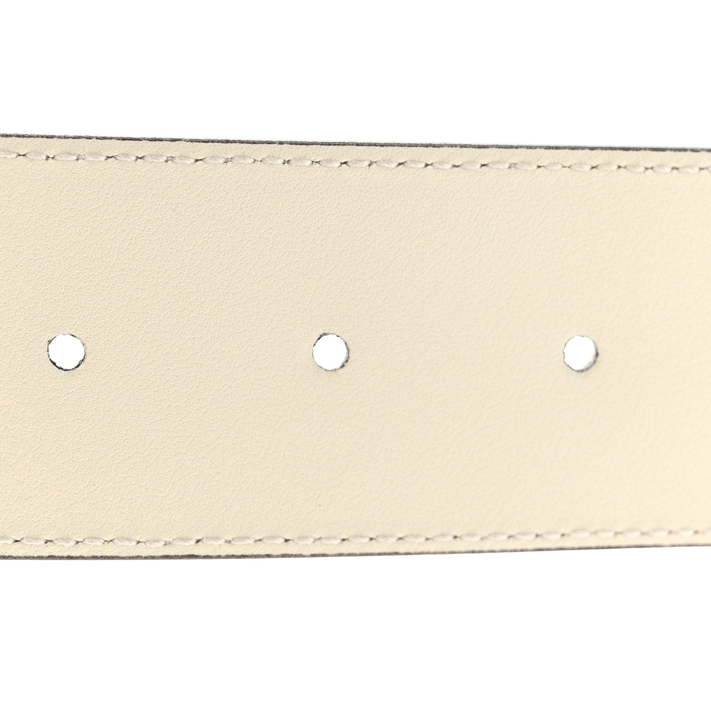 Calfskin Double G 40mm Belt 90 36 Mystic White