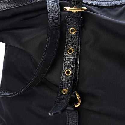 Prada Tessuto Nylon Saffiano Tote Black 12 of 12