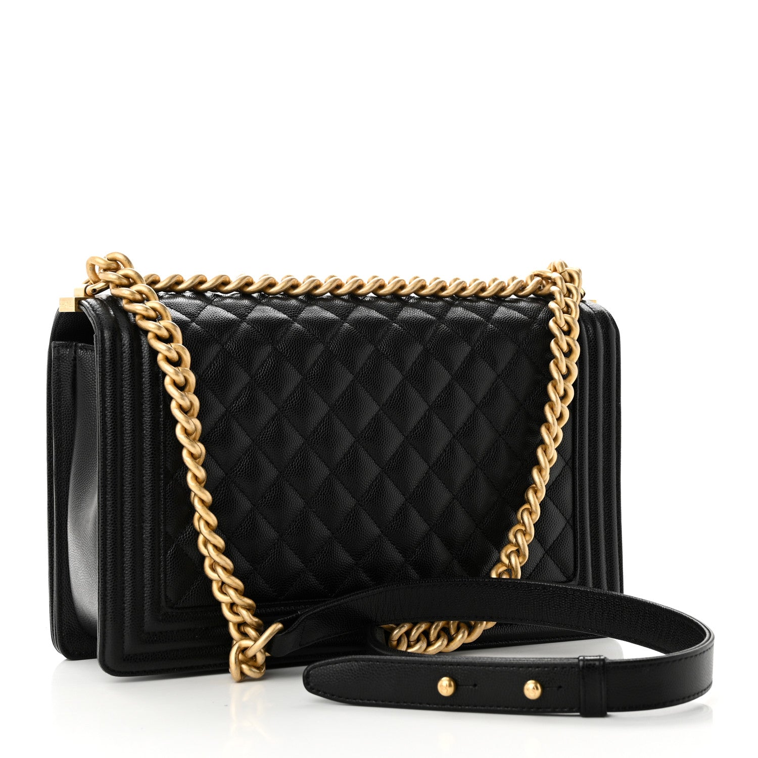 Chanel Caviar Quilted New Medium Boy Flap Black 3 of 10