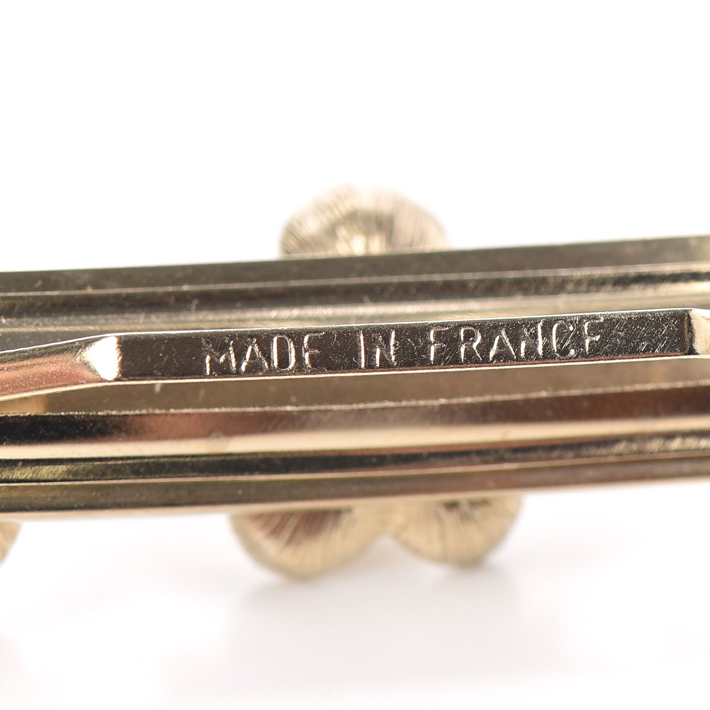 Pearl Flower Hair Clip Barrette Gold