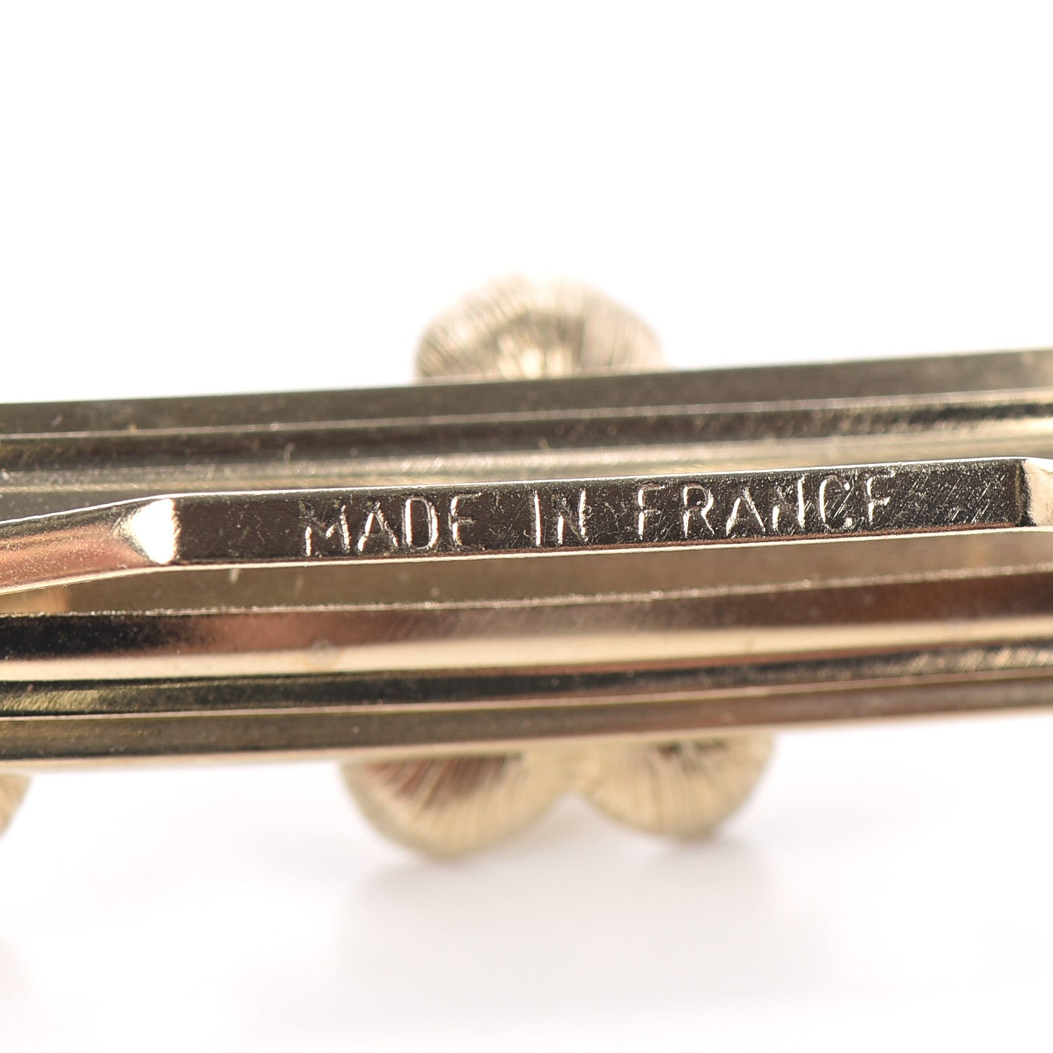 Chanel Pearl Flower Hair Clip Barrette Gold 3 of 3