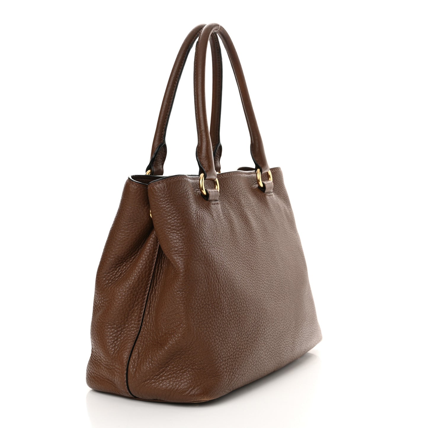 Vitello Daino Shoulder Bag Bruciato
