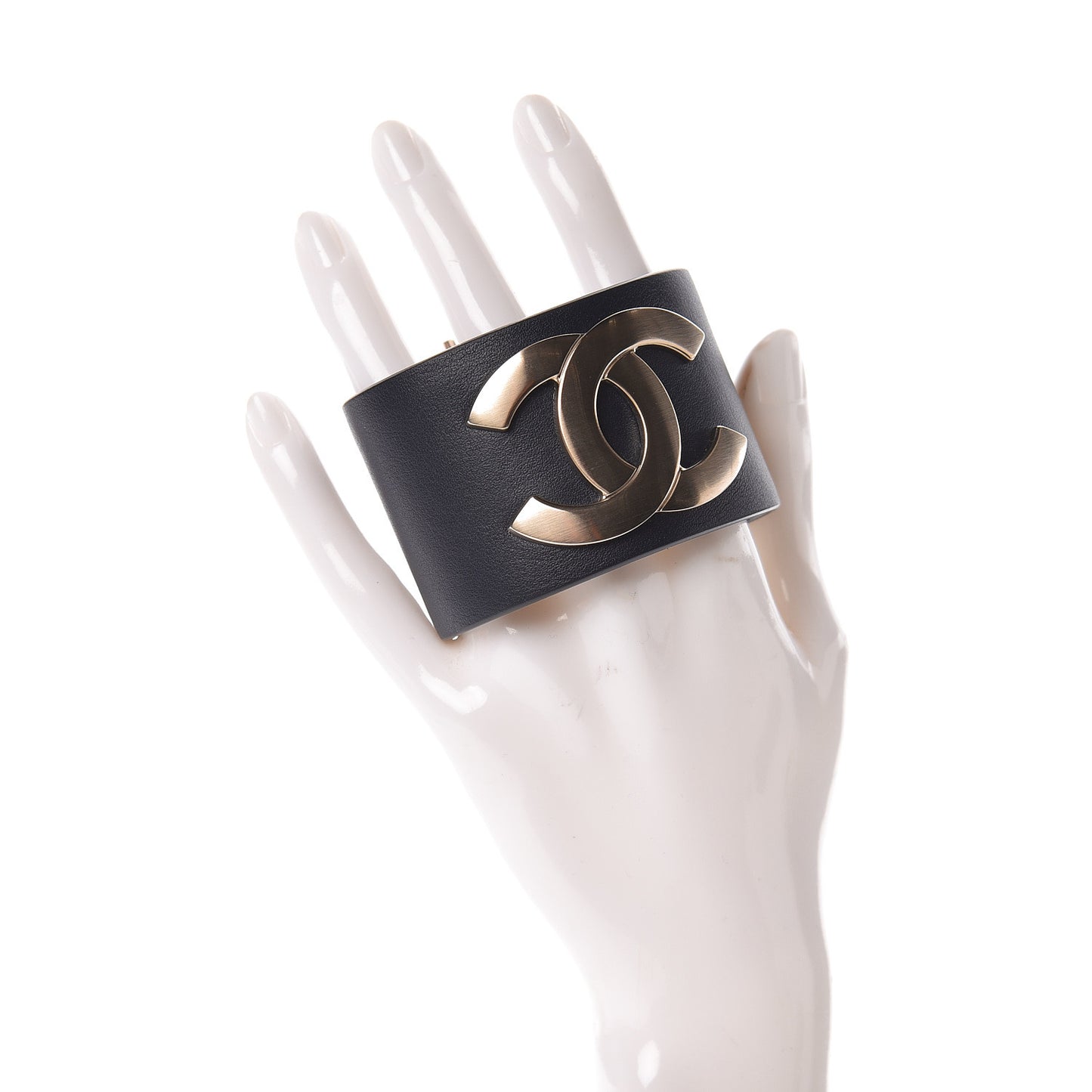 Calfskin CC Wide Cuff S Navy