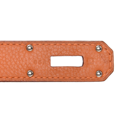Hermes Taurillon Clemence JPG Birkin 42 Orange 7 of 11