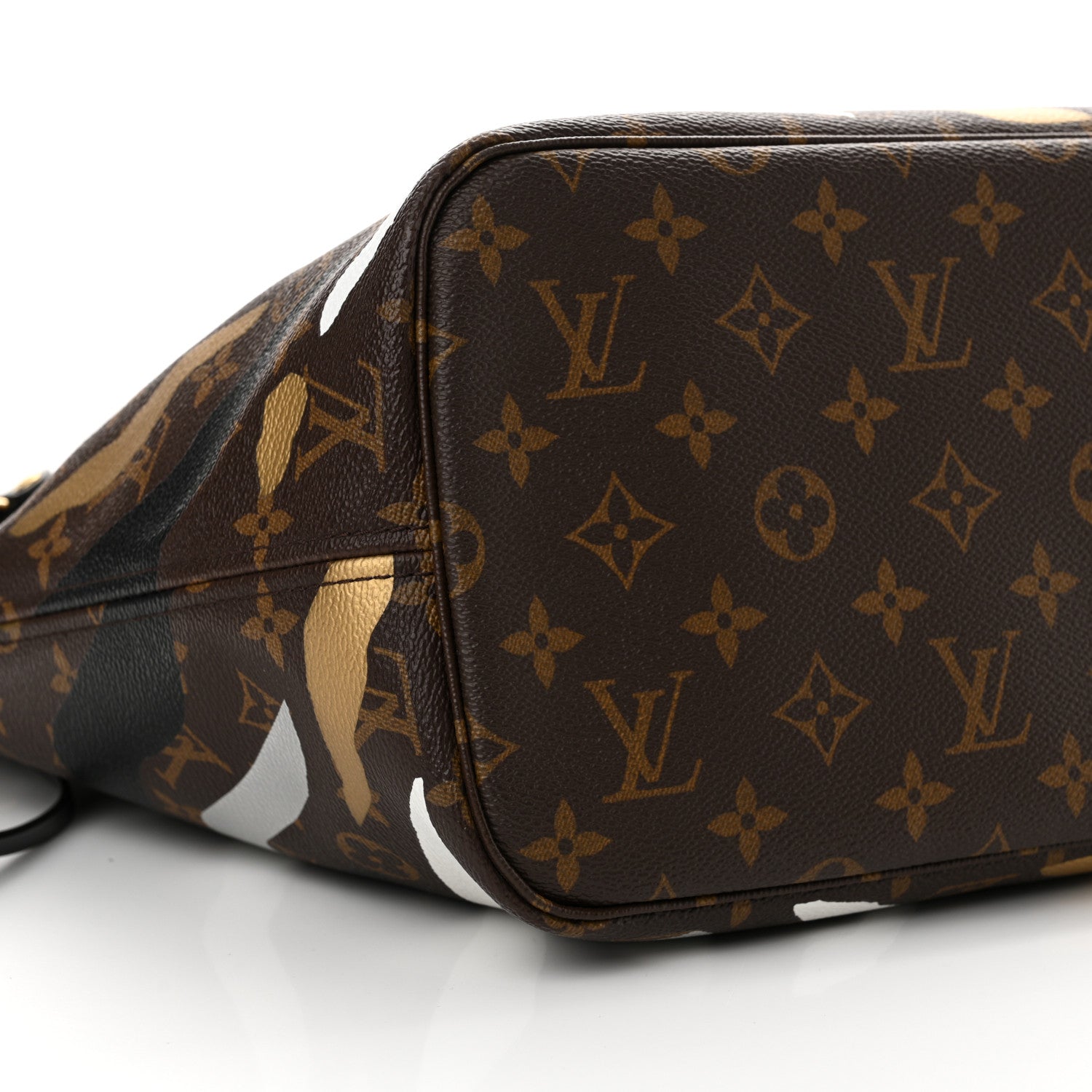 Louis Vuitton x LoL Monogram Neverfull MM Gold Silver 10 of 12