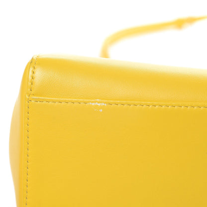 Fendi Nappa Mini Peekaboo Iconic Satchel Lime 10 of 11