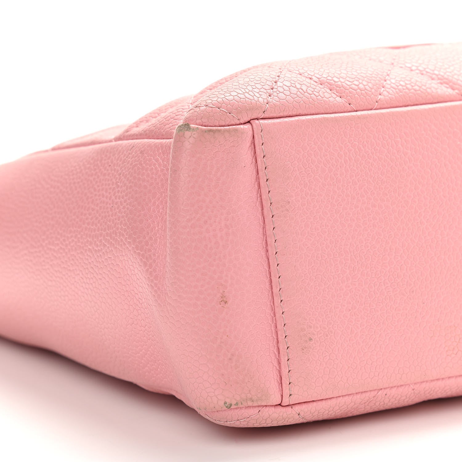 Chanel Caviar Quilted Petit Shopping Tote PST Pink 9 of 14