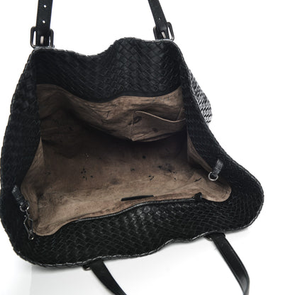 Bottega Veneta Nappa Intrecciato Large Seamless Tote Nero Black 5 of 15