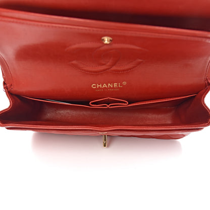 Chanel Lambskin Quilted Medium Double Flap Red 5 of 22