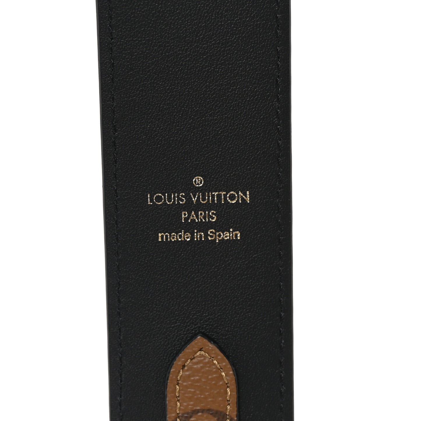 Reverse Monogram Bandouliere Shoulder Strap