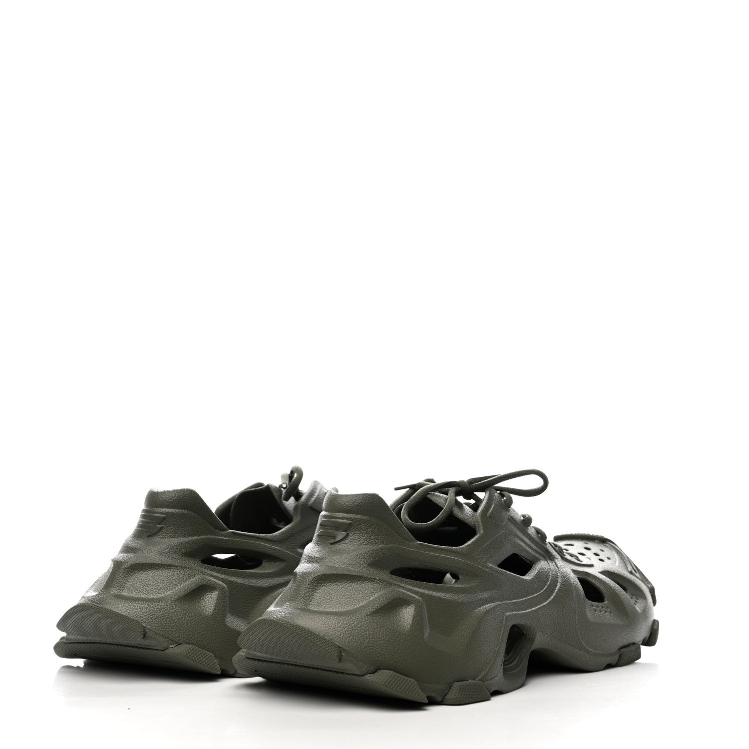 Balenciaga EVA Molded Mens HD Low Top Sneakers 43 Khaki 5 of 10