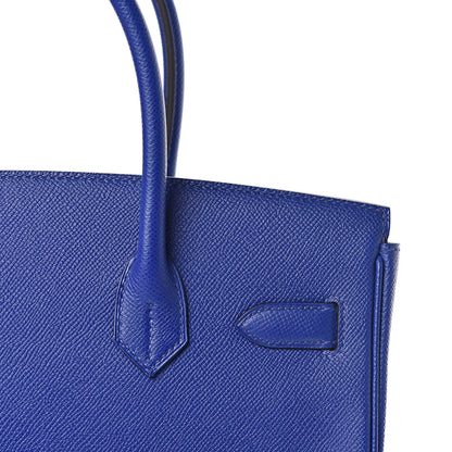Hermes Epsom Birkin 30 Bleu Electrique 25 of 33